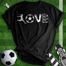 Load image into Gallery viewer, Love Soccer Equipment Tee
