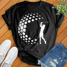 Load image into Gallery viewer, Women Golfer Tee
