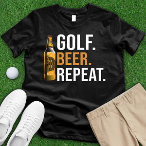 Golf Beer Repeat Tee