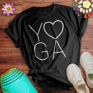 Yoga Heart Square Tee