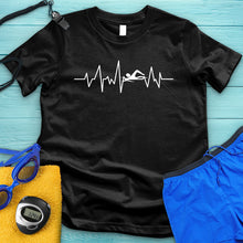 Load image into Gallery viewer, Swimming Heartbeat Tee
