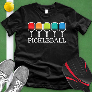 Pickleball Rainbow Tee