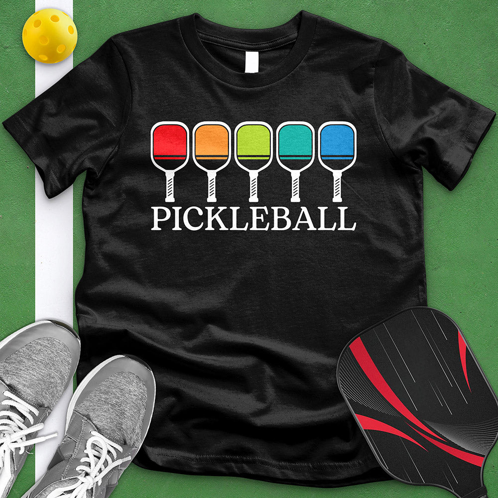 Pickleball Rainbow Tee