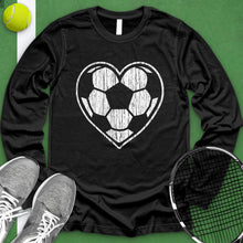 Load image into Gallery viewer, Heart Soccer Ball Long Sleeve
