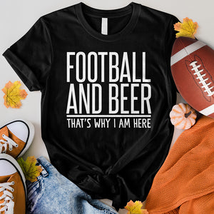 Football And Beer Tee