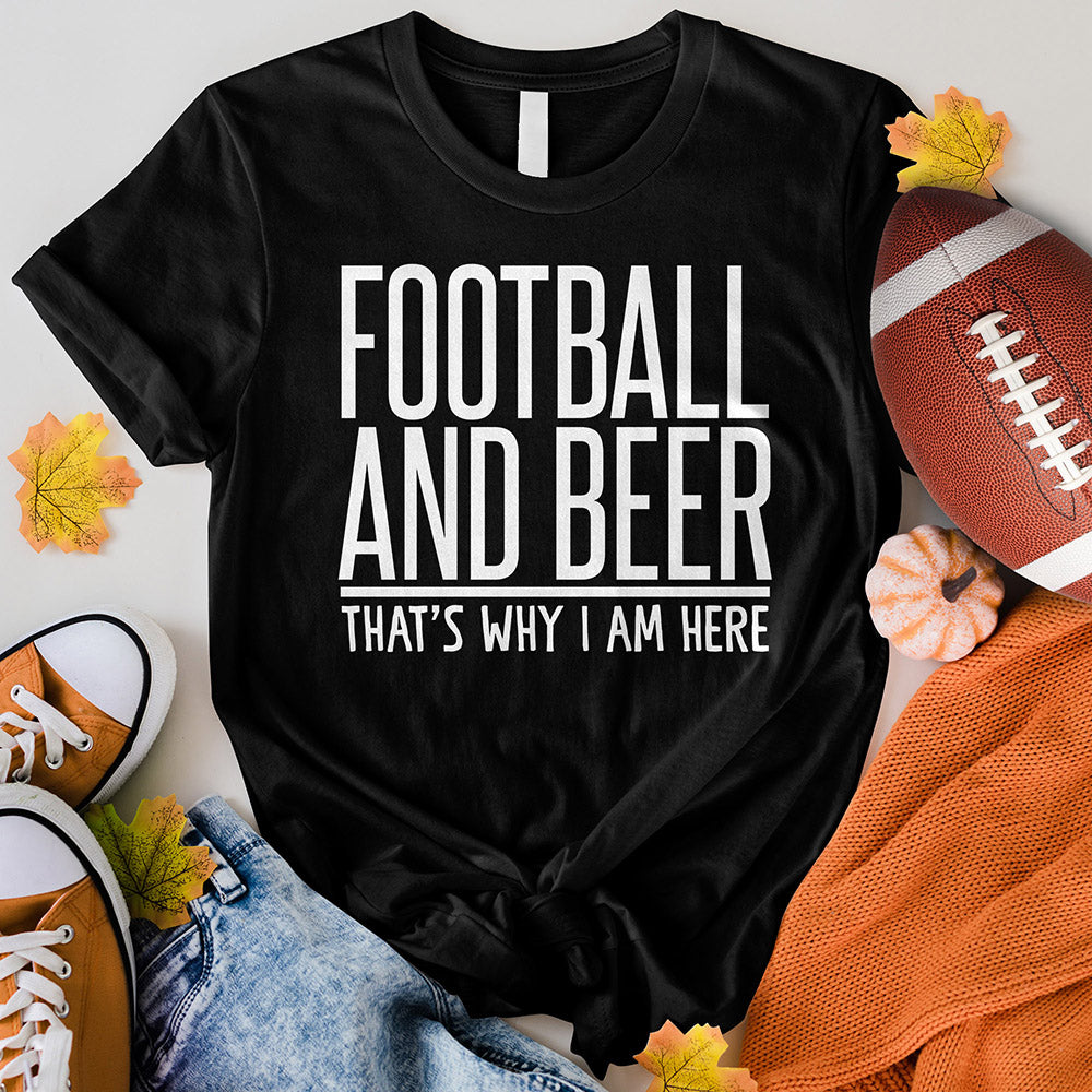 Football And Beer Tee