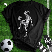 Load image into Gallery viewer, Soccer Player Typography Tee
