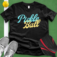 Load image into Gallery viewer, Yellow And Blue Pickleball Tee
