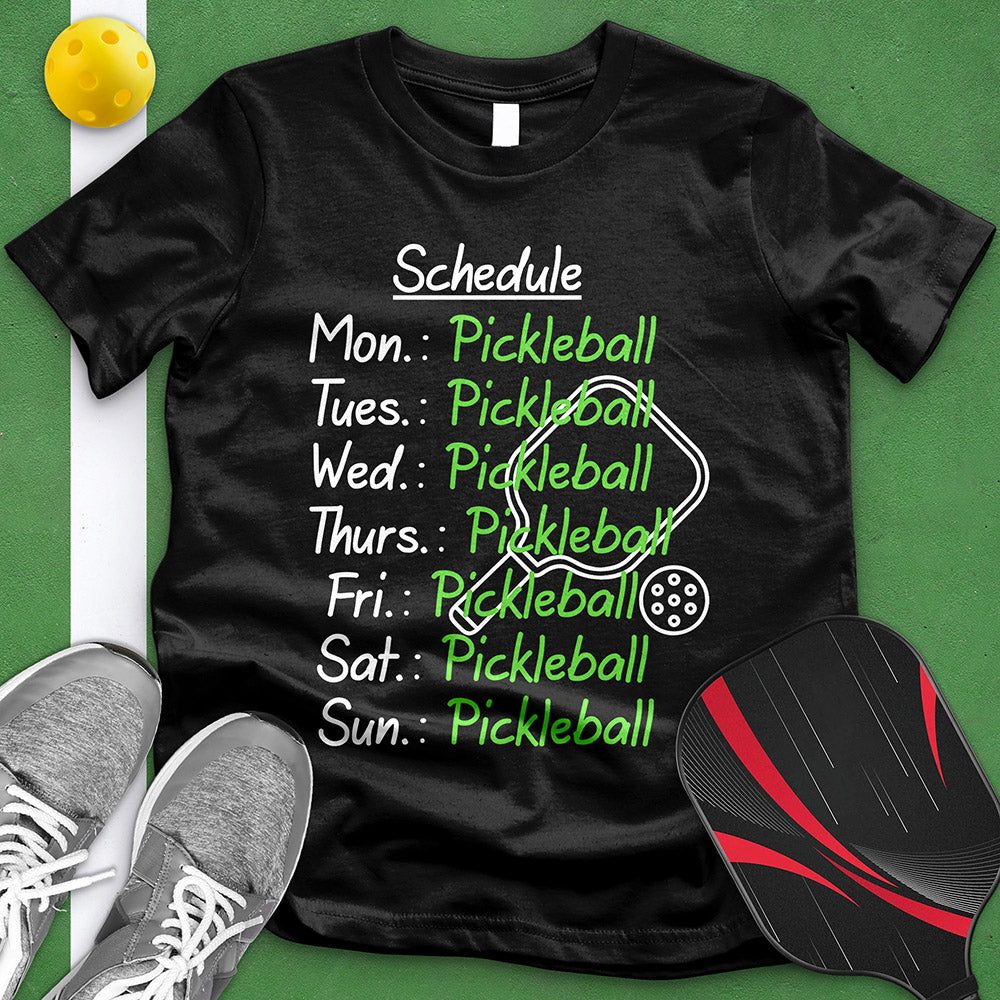 Schedule Pickleball Tee