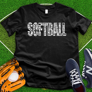 Soft Ball Art Word Tee