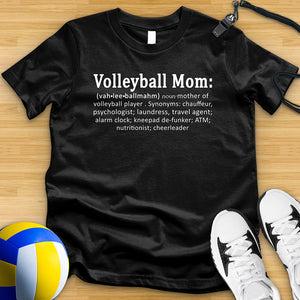 Volleyball Mom Definition Tee