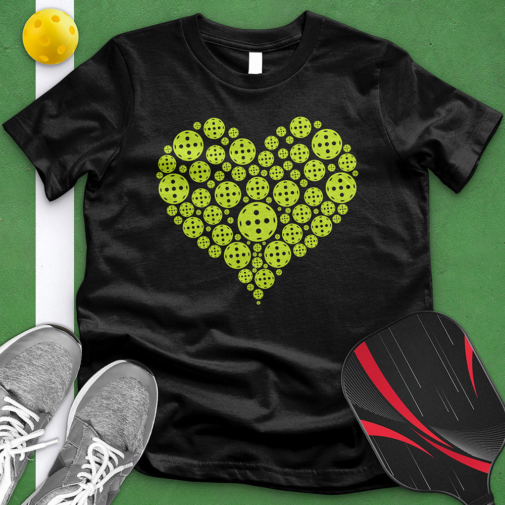 Pickleball Variety Heart Tee