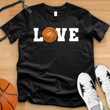 Load image into Gallery viewer, Love Basketball White Lettering Tee
