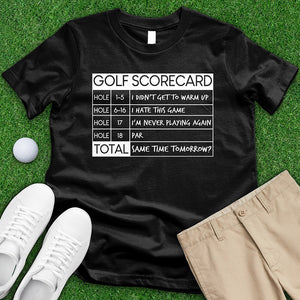 Scorecard Tee