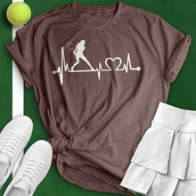 Load image into Gallery viewer, Tennis Heartbeat Tee
