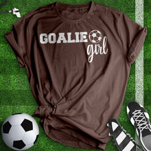 Load image into Gallery viewer, Goalie Girl Woman Tee
