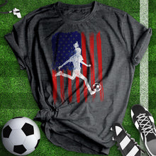 Load image into Gallery viewer, Soccer Girl USA Tee
