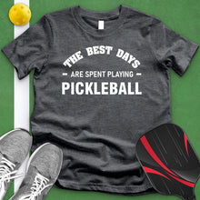 Load image into Gallery viewer, Best Days Are Spent Playing Pickleball Tee
