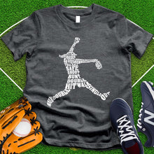 Load image into Gallery viewer, Softball player Typography Tee
