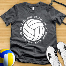 Load image into Gallery viewer, Volleyball Script Tee
