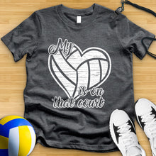 Load image into Gallery viewer, My Heart Is On That Court Tee
