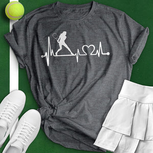 Tennis Heartbeat Tee