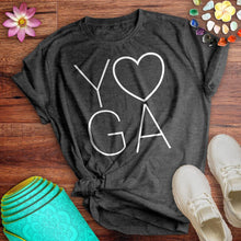 Load image into Gallery viewer, Yoga Heart Square Tee
