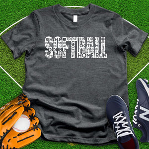 Soft Ball Art Word Tee