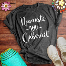 Load image into Gallery viewer, Namaste And Cabernet Tee
