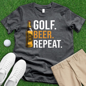 Golf Beer Repeat Tee