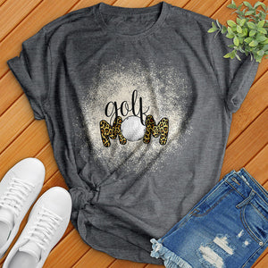 Golf Mom Leopard Print Tee