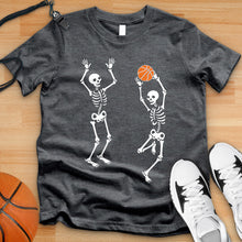 Load image into Gallery viewer, Skeleton Basketball Players Tee
