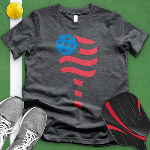 American Flag Pickleball Tee