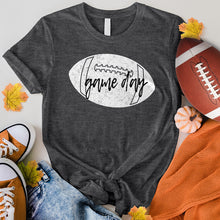 Load image into Gallery viewer, Game Day White Football Tee
