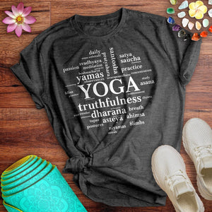 Yoga Typography Tee