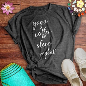 Yoga Coffee Sleep Tee