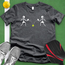 Load image into Gallery viewer, 2 Girl Pickleball Players Tee
