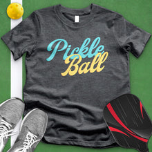 Load image into Gallery viewer, Yellow And Blue Pickleball Tee
