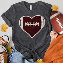 Load image into Gallery viewer, Football Heart Tee
