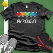 Load image into Gallery viewer, Pickleball Rainbow Tee
