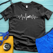 Load image into Gallery viewer, Swimming Heartbeat Tee
