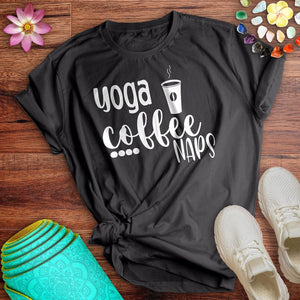 Yoga Coffee Naps Tee