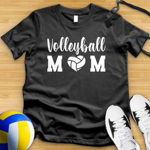 Volleyball Mom Heart Tee