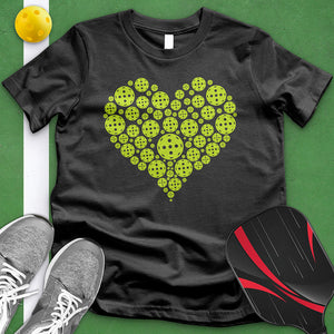 Pickleball Variety Heart Tee