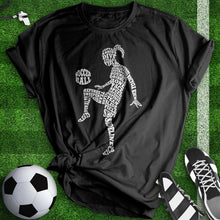 Load image into Gallery viewer, Soccer Player Typography Tee
