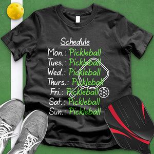 Schedule Pickleball Tee