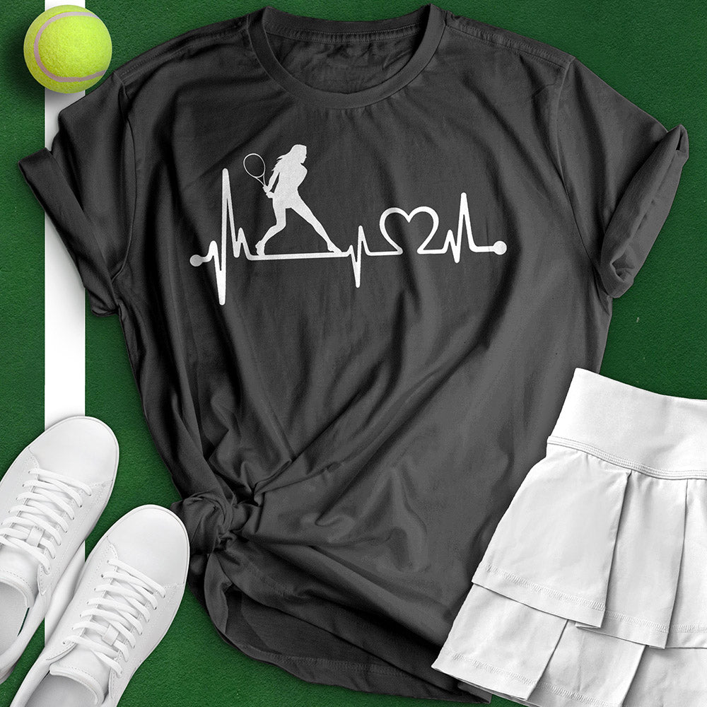 Tennis Heartbeat Tee