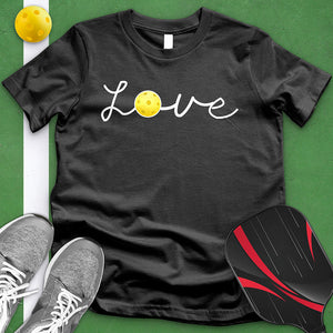 Cursive Love Pickleball Tee