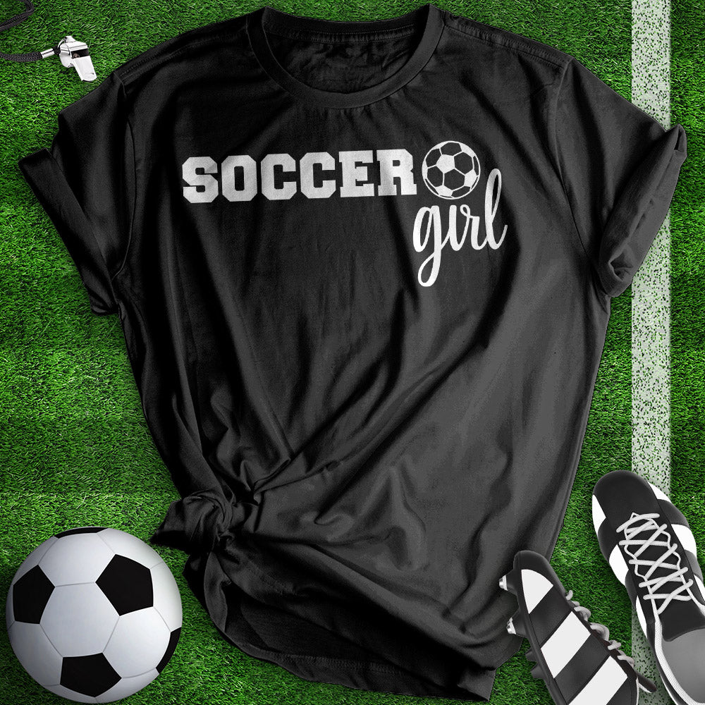 Soccer Girl Woman Tee