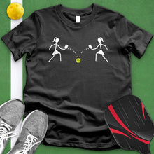 Load image into Gallery viewer, 2 Girl Pickleball Players Tee
